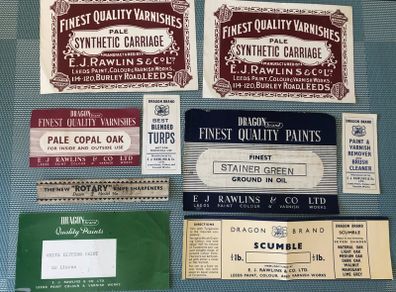 Vintage Hardware Lables