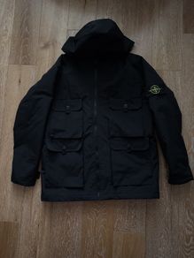 Black Stone Island Jacket Medium