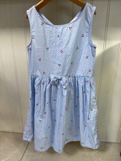 H&M Girls Cherry Dress Age 8-9