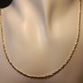18ct Gold Plated Sterling Silver Italian Fine Twist link Chain Image 7