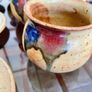 Vintage Stoneware 3 Coffee Cups & Saucers made by Badger Hill Pottery Image 3
