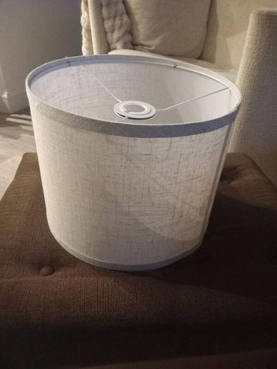 Cream lampshade