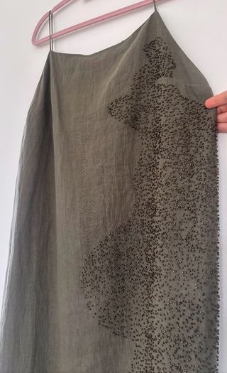 Massimo Dutti beaded midi dress
