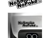 Stickers No Smoke No Poke