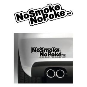 Stickers No Smoke No Poke