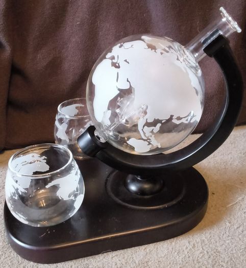 decanter and glasses