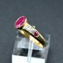 Vintage Ruby & Diamond Ring - 1960/70s Image 6