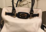 Michael Kors White Leather Tote