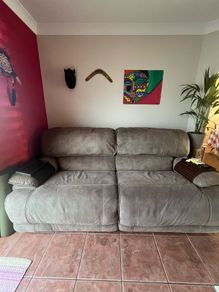 3 seater sofa grey