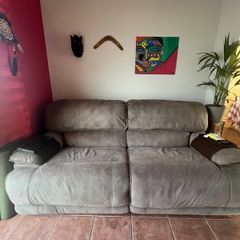 3 seater sofa grey