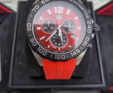 TAG Heuer Formula 1 Red Dial Chronograph 43mm