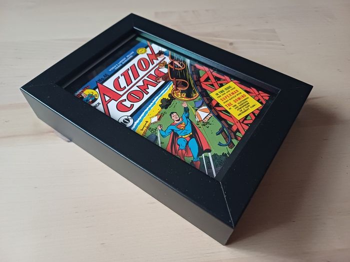 Action Comics Superman Cover Print Standing Picture Frames 12x17cm
