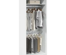 Wardrobe White 80x50x200 cm