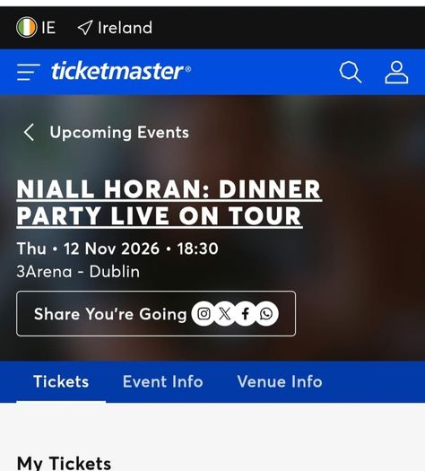 Niall Horan Tickets