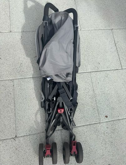 Silver cross buggy with rain cover