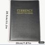 Large Capacity Large Storage Book Stamp Badge Collection Book Paper Leather Protective Cover Paper banknote Mixed Collection Book Image 2