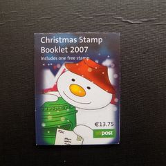 Ireland 2007.Complete Christmas Booklet.Self-adhesive.Mint Never Hinged.