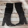 Anna Field Diamante Over The Knee Boots Image 4