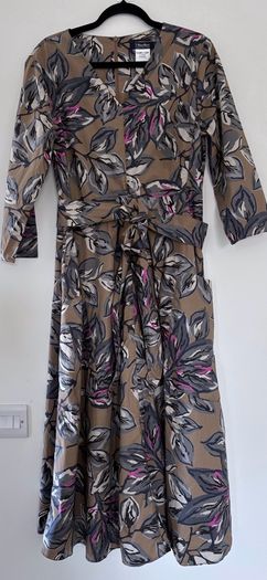 Max Mara floral printed midi dress