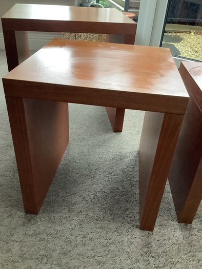 Nest of 3 Coffee Side Tables