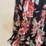 Boohoo black floral dress size 16 New without tags Image 3