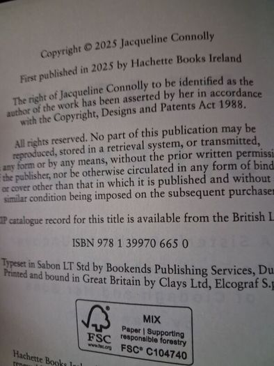 Deadly Silence  / Jacqueline Connor lying/ 2025