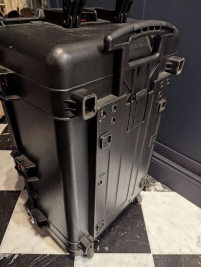 large  protective hard case on wheels