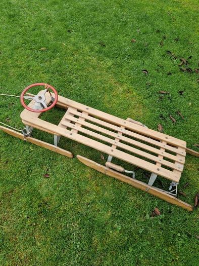 Wooden sled
