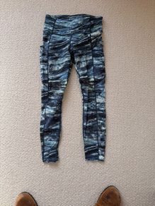 Lululemon fast and free 25" leggings size 10