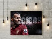Ryan Giggs Manchester United printed Wall picture 3mm foamex board printed picture on it wall board wall decor wall art picture