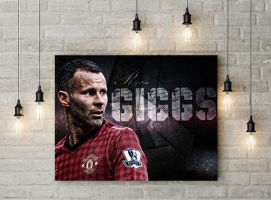 Ryan Giggs Manchester United printed Wall picture 3mm foamex board printed picture on it wall board wall decor wall art picture