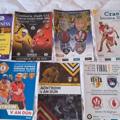GAA Hurling Programmes (Ulster) X 7
