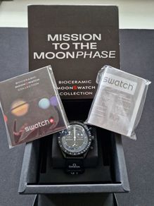 Swatch Snoopy Mission to the Moonphase New Moon