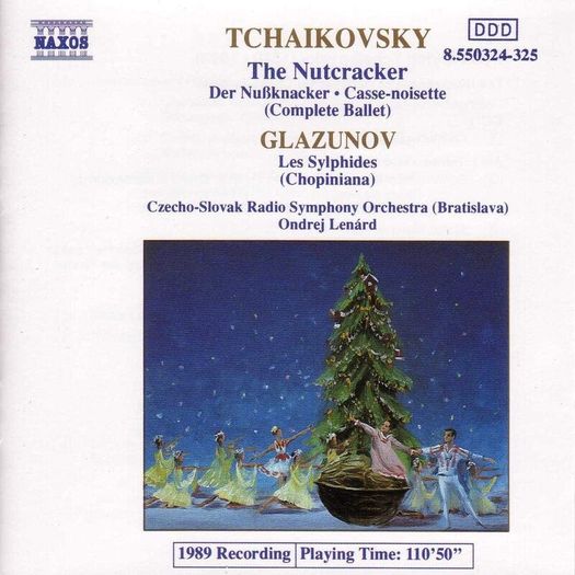 Free Postage! TCHAIKOVSKY: The Nutcracker / GLAZUNOV: Les Sylphides. 2 x CD.