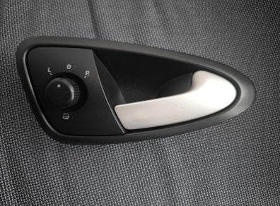 Door Handle Seat Ibiza 6J Driver Side RHD 6J2837114A Description: Genuine Seat Ibiza 6J interior door handle Part number: 6J2 837 114 A Removed from a 2012 Seat Ibiza For right-hand drive vehicles Right driver side Includes mirror adjustment switch surrou