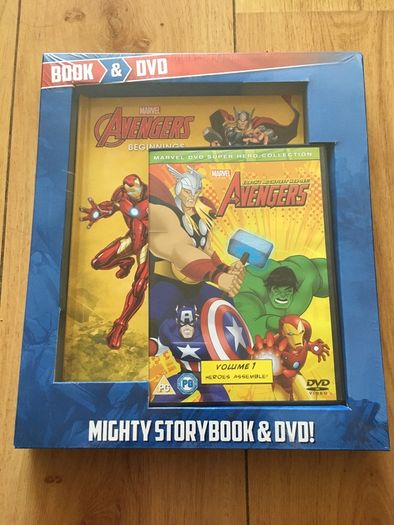 Avengers Book and DVD Brand New