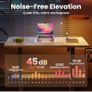 80cm Small Electric Standing Desk Adjustable Height, 4 Memory Height Settings Image 2