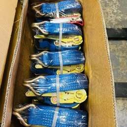 Premium Ratchet straps Box of 10. (5 Ton x 10 metre)