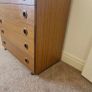 Schreiber mid century teak veneer chest of drawers Image 4