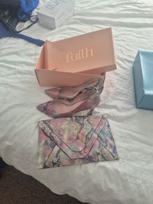 Faith Shoes & Clutch