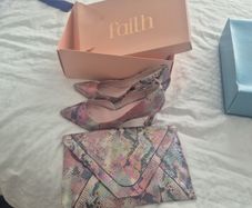 Faith Shoes & Clutch