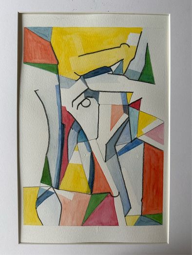 Abstract Expressionism Portrait