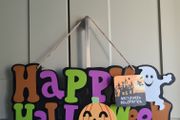 Happy Halloween Plaque