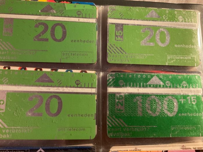 Collection of various PTT TELECOM call cards from the Netherlands circa 1990's pice tbd