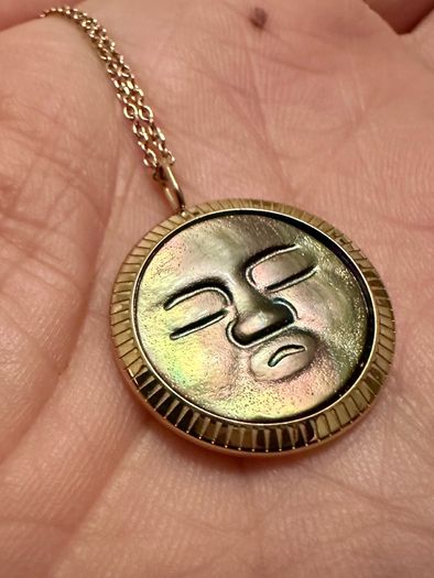 Fossil Mother of Pearl Necklace