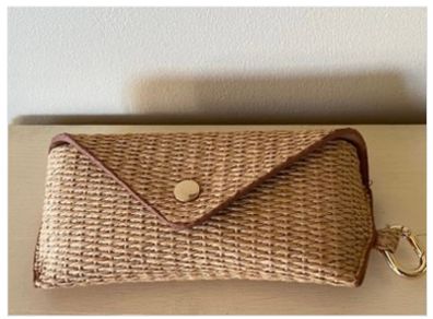 Raffia Sunglasses Case