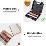 flintronic Router Bit Set, 15PCS 6.35mm 1/4 Inch Shank Tungsten Carbide Tipped Router Bit Set | Wood Milling Saw Cutter | Woodworking Tools Kit with Plastic Case for Home & DIY (FREE POSTAGE) Image 6