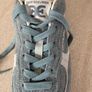 American designer Sam Edelman sneaker/runner shoes in a soft mid blue suede BRAND NEW Image 6