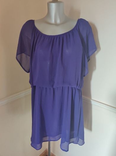 Purple tunic size UK16 EU44 Postage included
