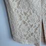 F&F Cream Lace Pencil Skirt UK 14 | Knee Length | New With Tags Image 7